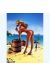 Affiche Sur la Plage ; Malfin ; Signée & Numérotée 270 ex. ; 30x40