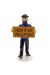 Figurine plomb Tintin - Haddock non à la pollution
