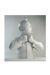 buste porcelaine - Tintin ferme son col brillant